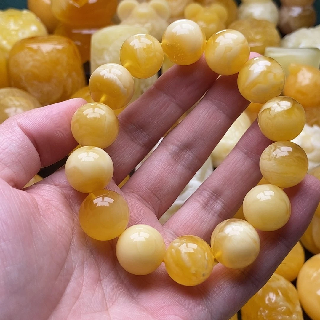 琥珀颈饰未镶嵌琥珀蜜蜡吊坠