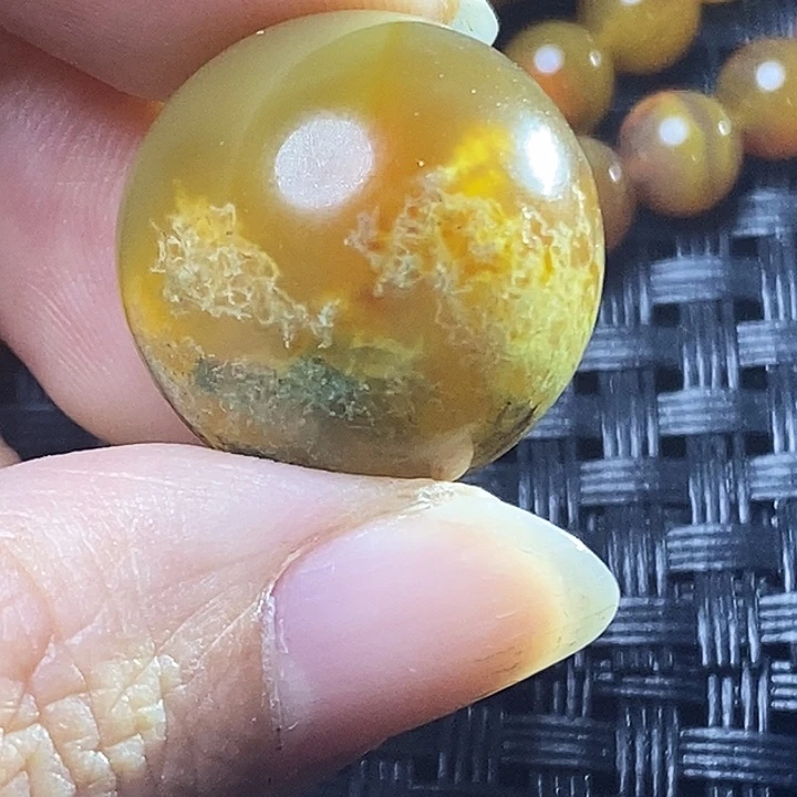 风***淡玛瑙/玉髓未镶嵌颈饰