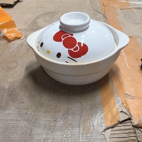 微瑕，明火，口径16厘米，高度6.5拖釉针孔，229