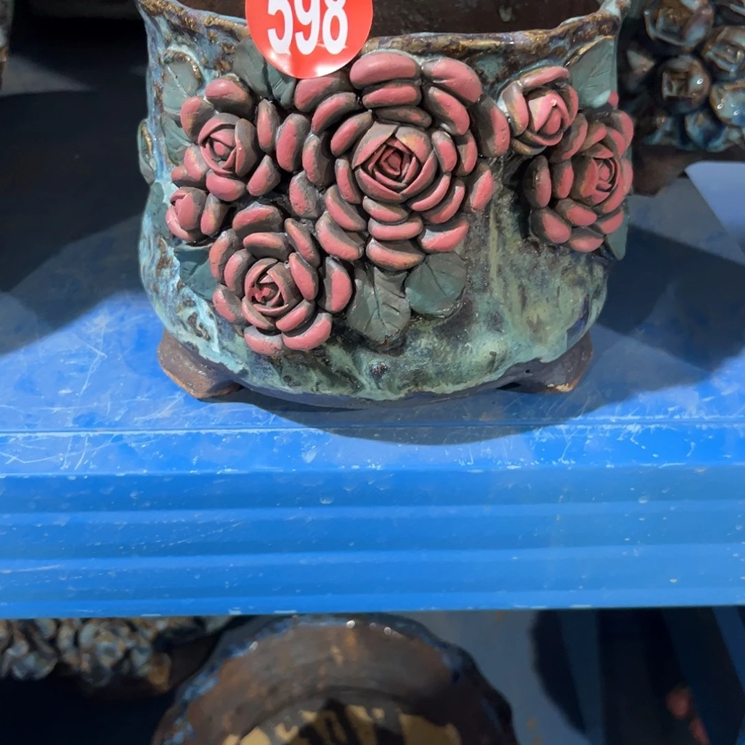 598 号陶然花器手工花盆