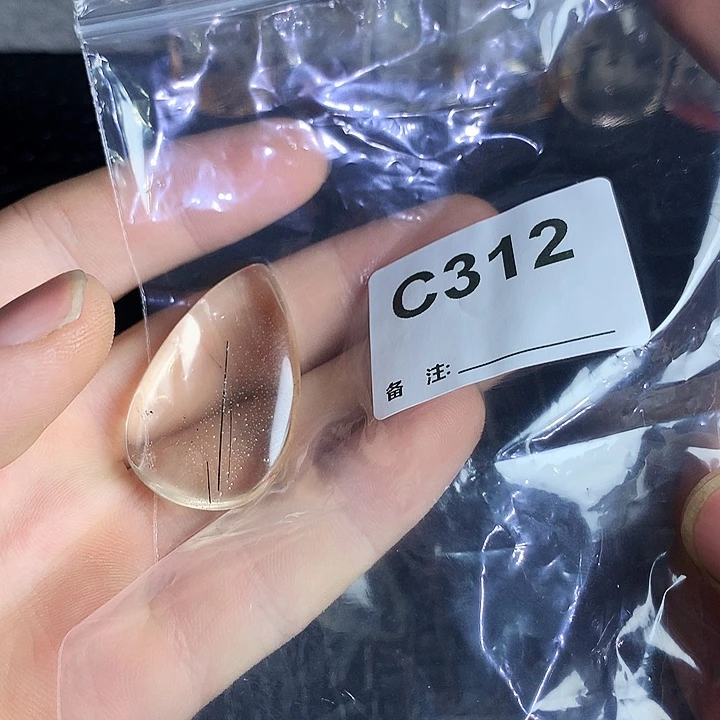 珠宝半成品水晶未镶嵌天然水晶C312