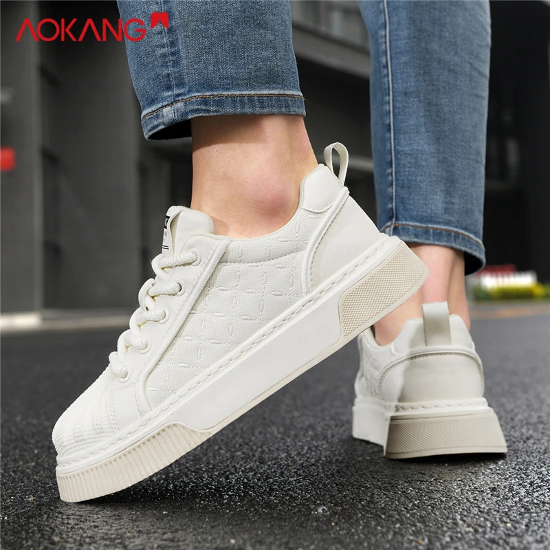 2025年冬季男士百搭保暖潮流潮鞋低帮贝壳头休闲板鞋