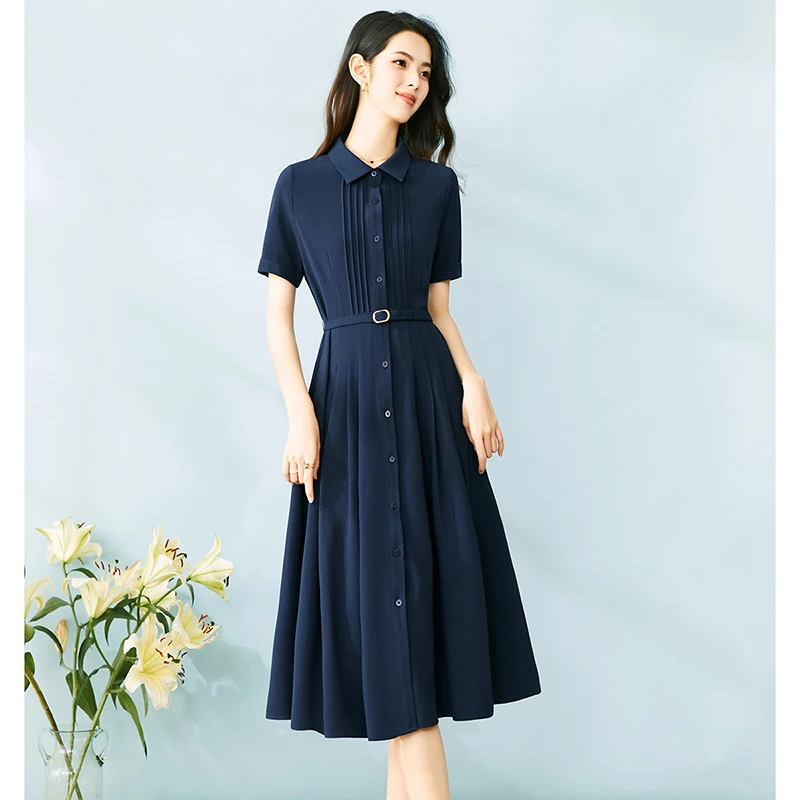 【断码清仓拼手速】裙子翻领连衣裙24030440