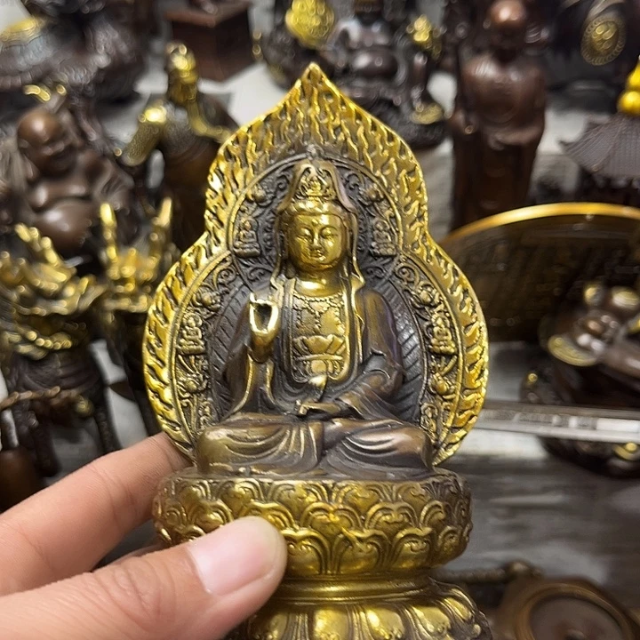 顺顺利利，铜器摆件