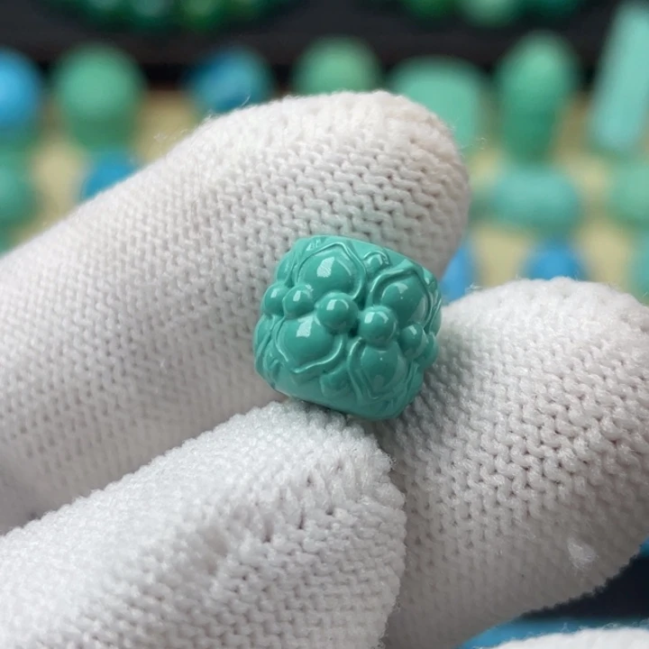 高瓷绿11mm莲花老型