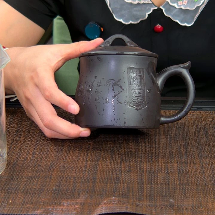 茶杯紫砂高货放漏