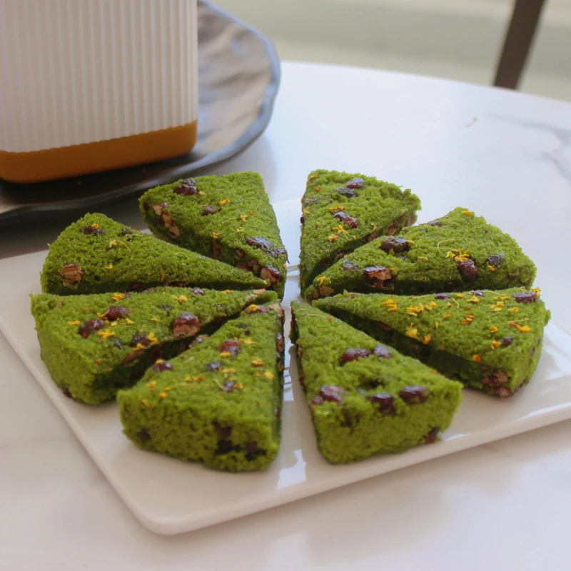 胡丽芳麦青红豆糕350g粗粮早餐糯发糕青汁松糕桂花糕儿童蒸糕点心