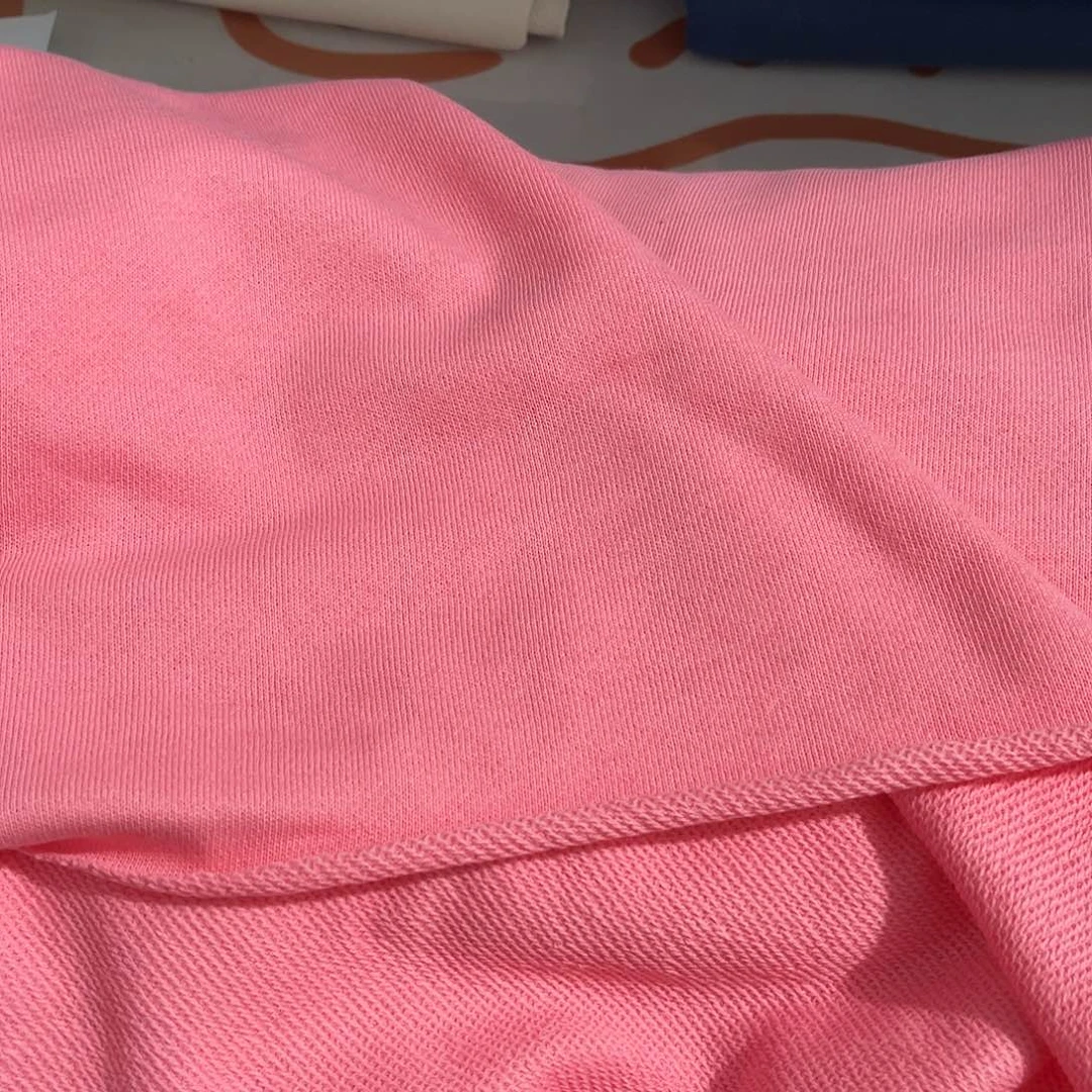 粉色毛圈面料1.8×2米长带螺纹