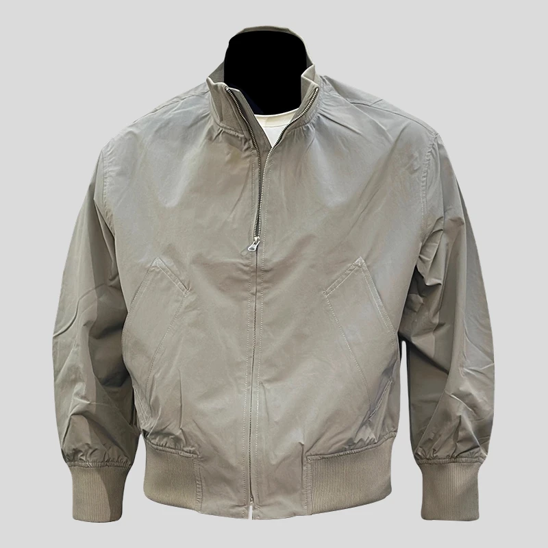 ohmmayby高领工装外套男士新款落肩户外翻领飞行服上衣蝙蝠型夹克