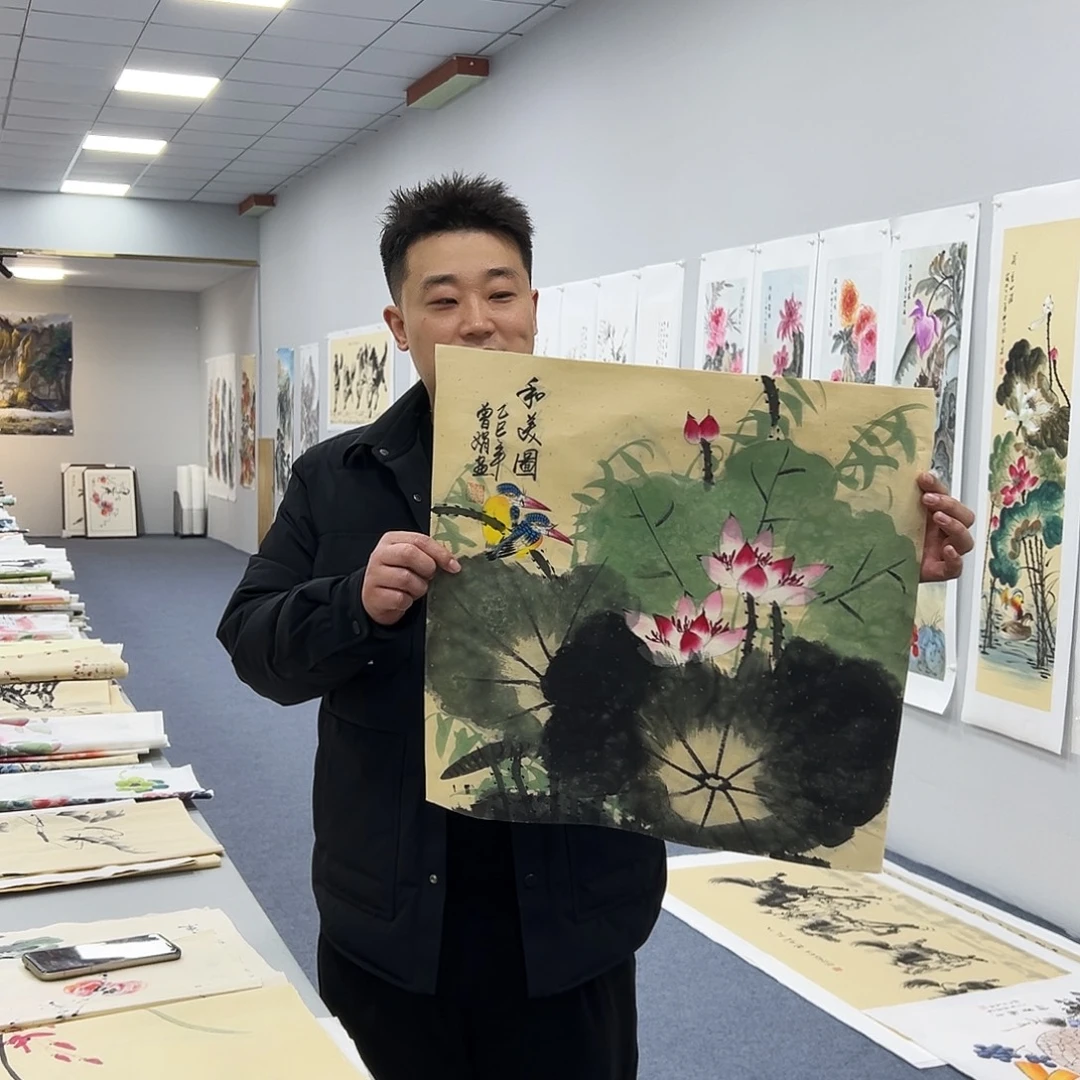 国画国画作品宣纸纯手绘