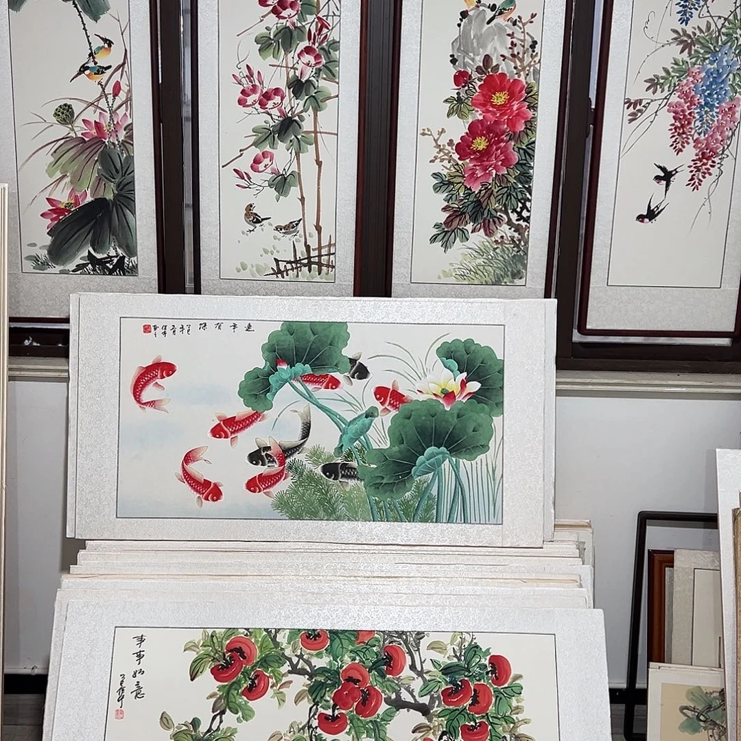 周***舟国画手绘保证假一罚万