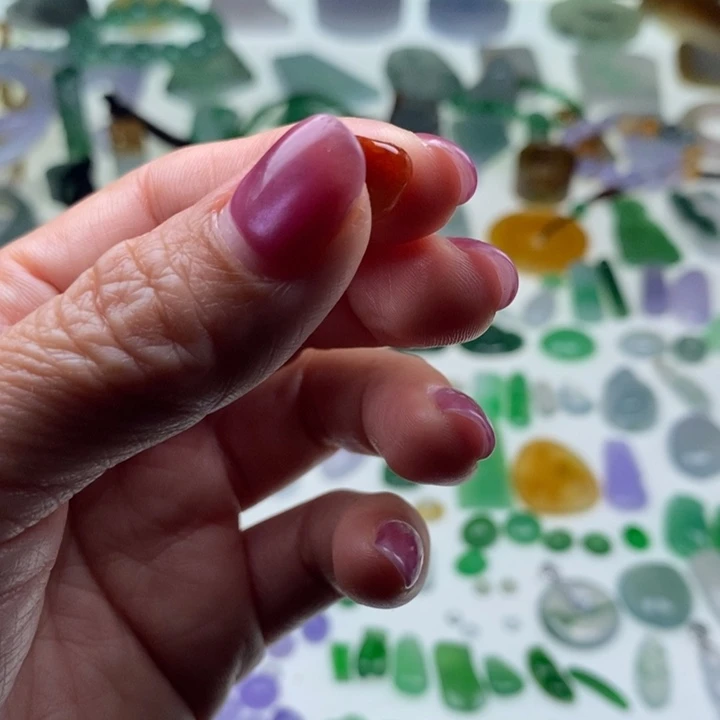 翡翠未镶嵌挂件天然翡翠