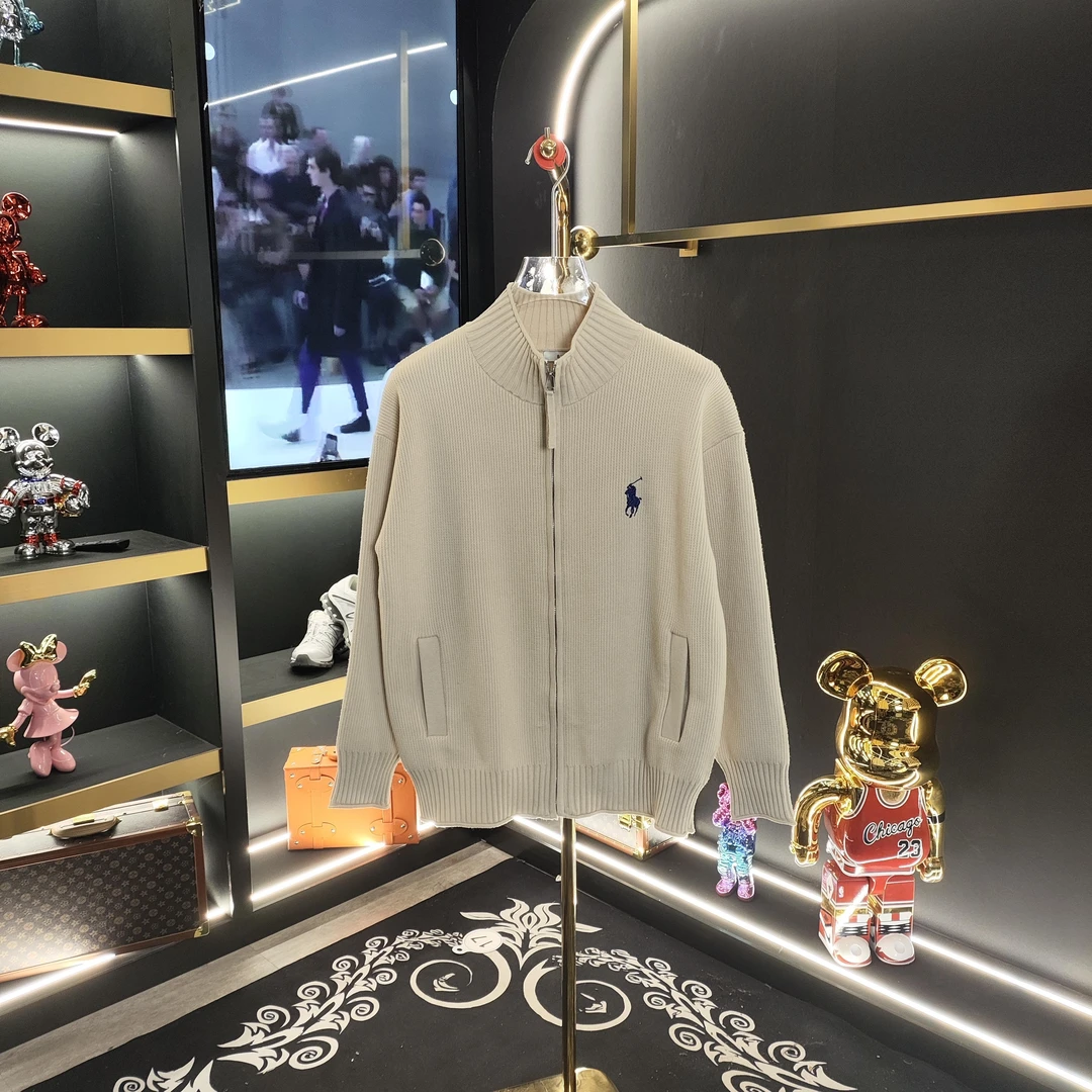 2024秋冬季新款双拼色毛衣高端百搭男女同款针织衫毛衣【阿七】