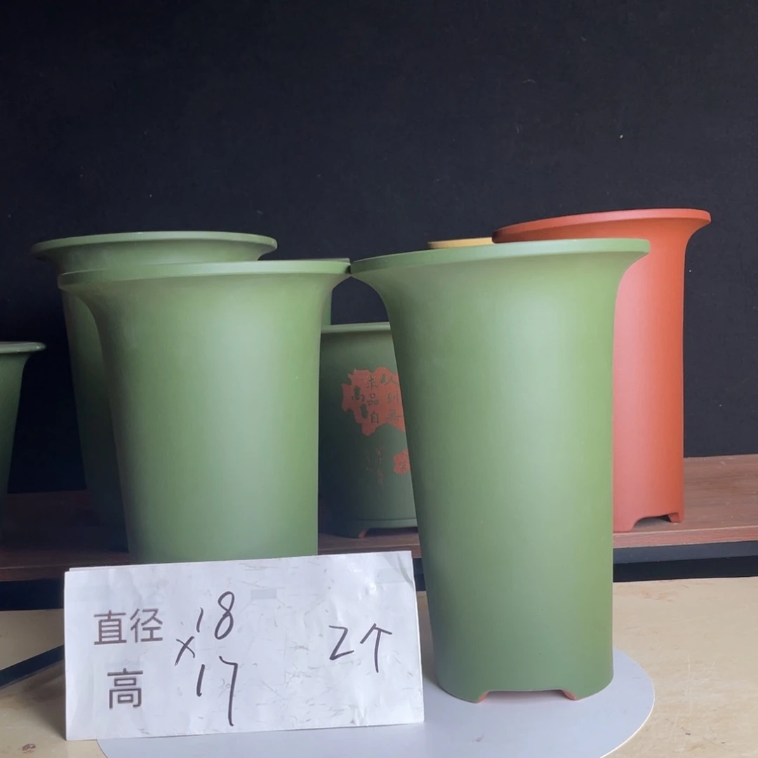 宜兴原矿紫砂花盆