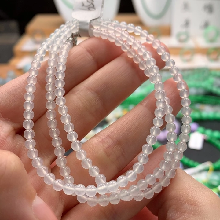 项链未镶嵌翡翠天然缅甸A货翡翠