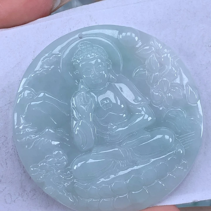 颈饰未镶嵌翡翠阿弥陀佛