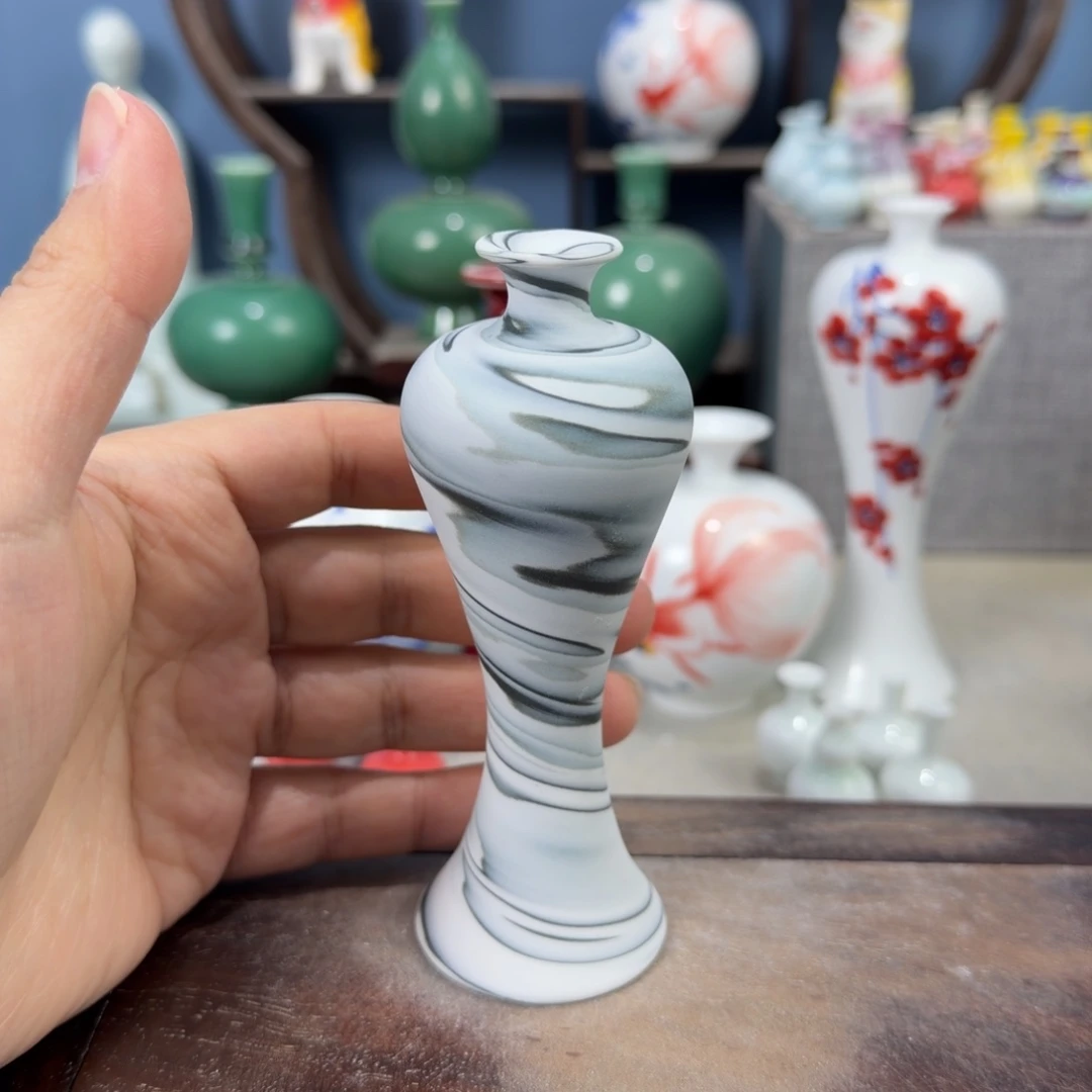 陶瓷手工小花器摆件