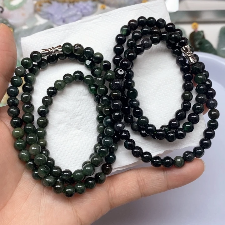 G***U翡翠未镶嵌颈饰天然缅甸翡翠