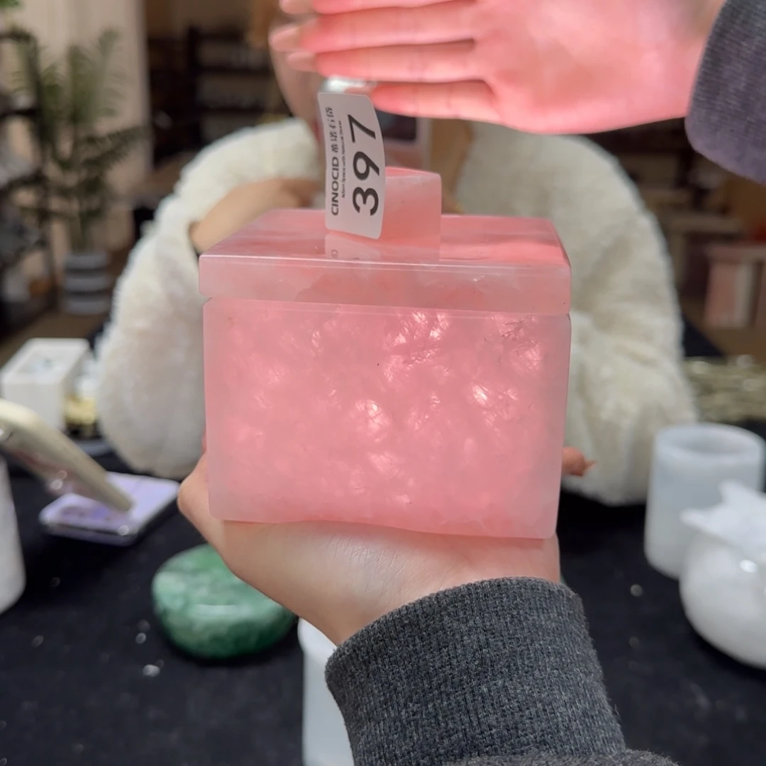 397  粉水晶糖果盒