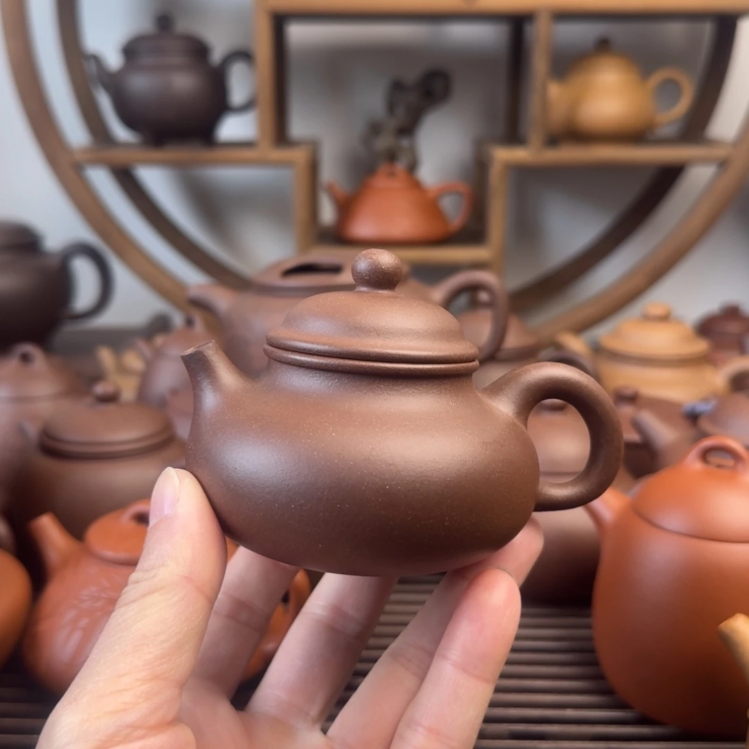 茶壶紫砂容天150cc台西嫩底槽清