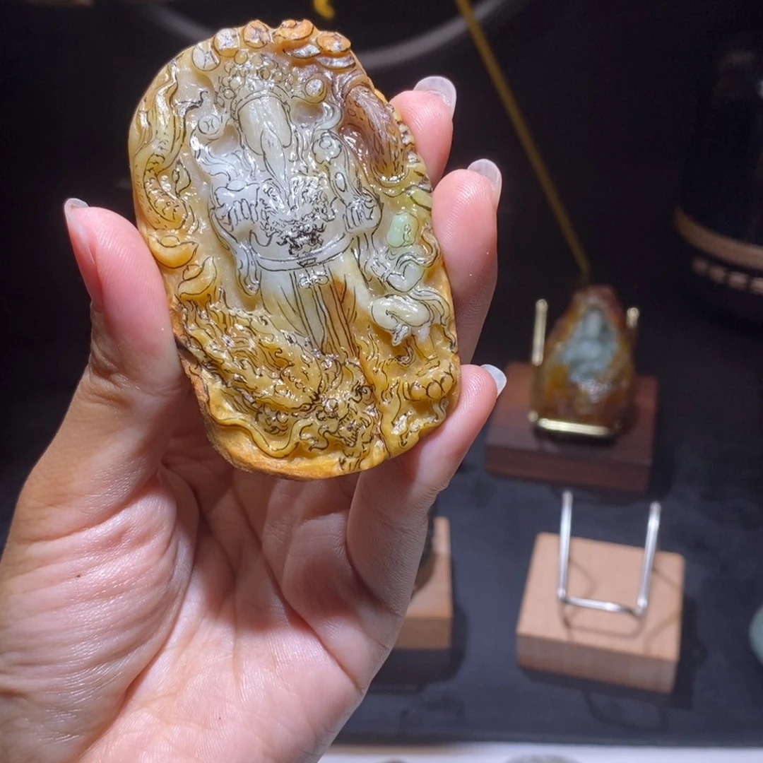 定制翡翠未镶嵌蒋*龙