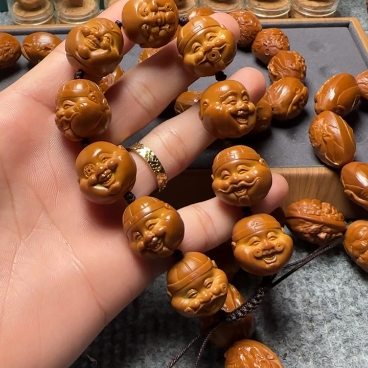 橄榄核手串/手链财神头