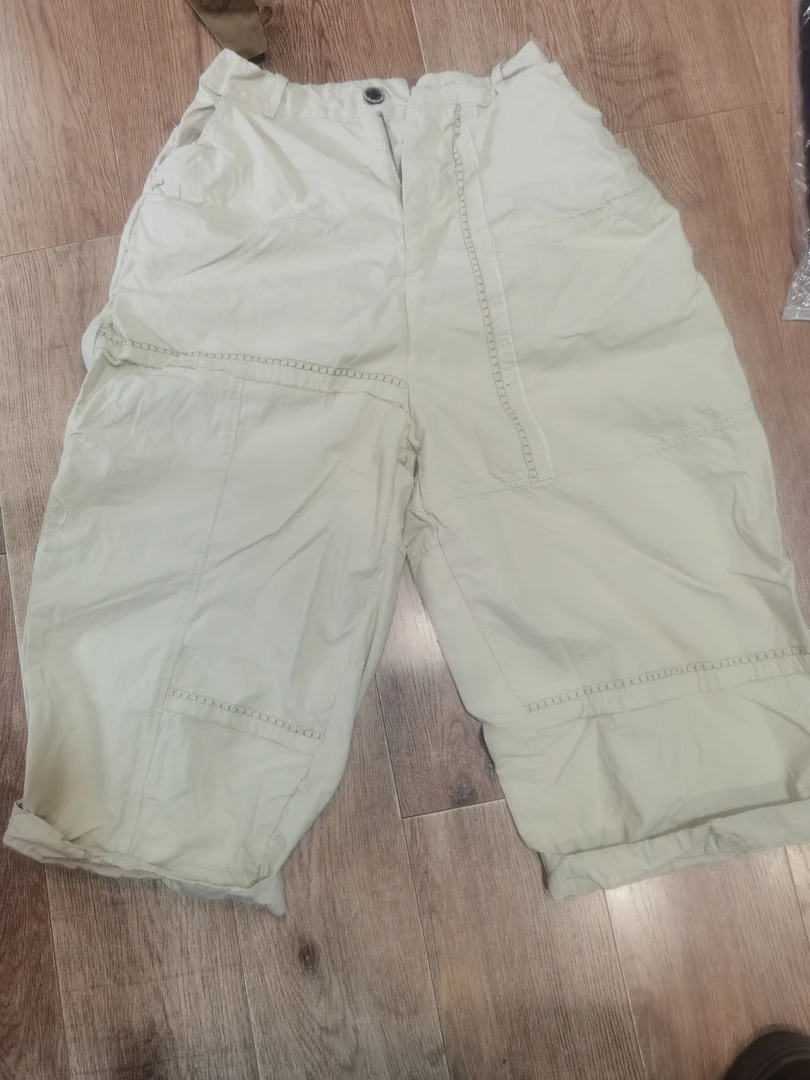 麻苏苏原创  文艺个性高订衍绣麻米色汉麻棉单裤（臀围130长90）