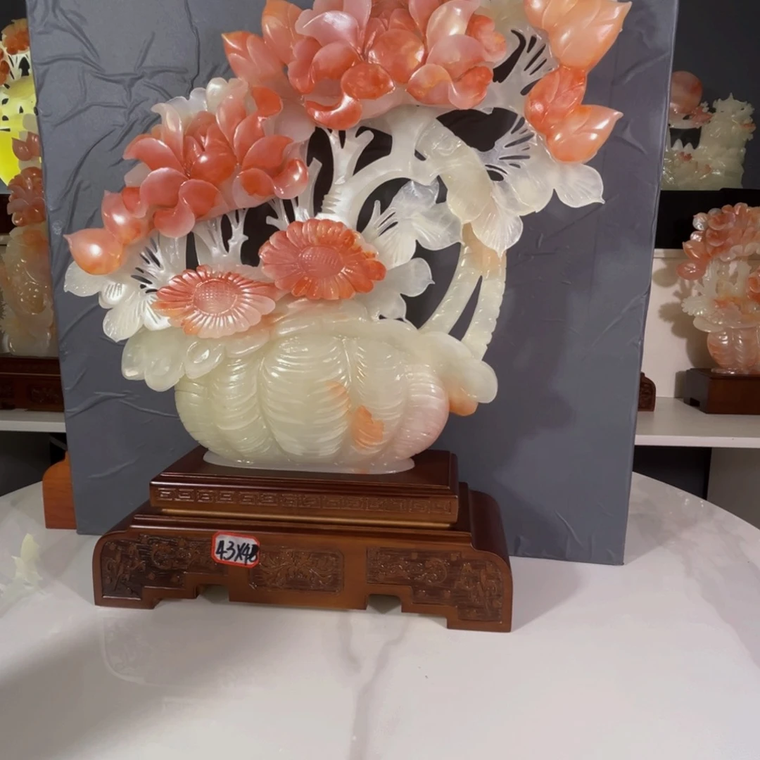 石材天然俏色一揽富贵
