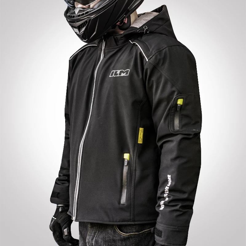 ILM摩托车骑行服四季机车防摔耐磨可拆卸骑行夹克骑行赛车服