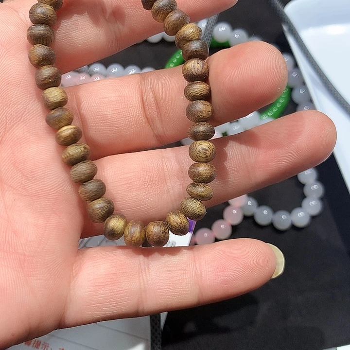 和田玉（翠青玉）银S925镶嵌耳饰