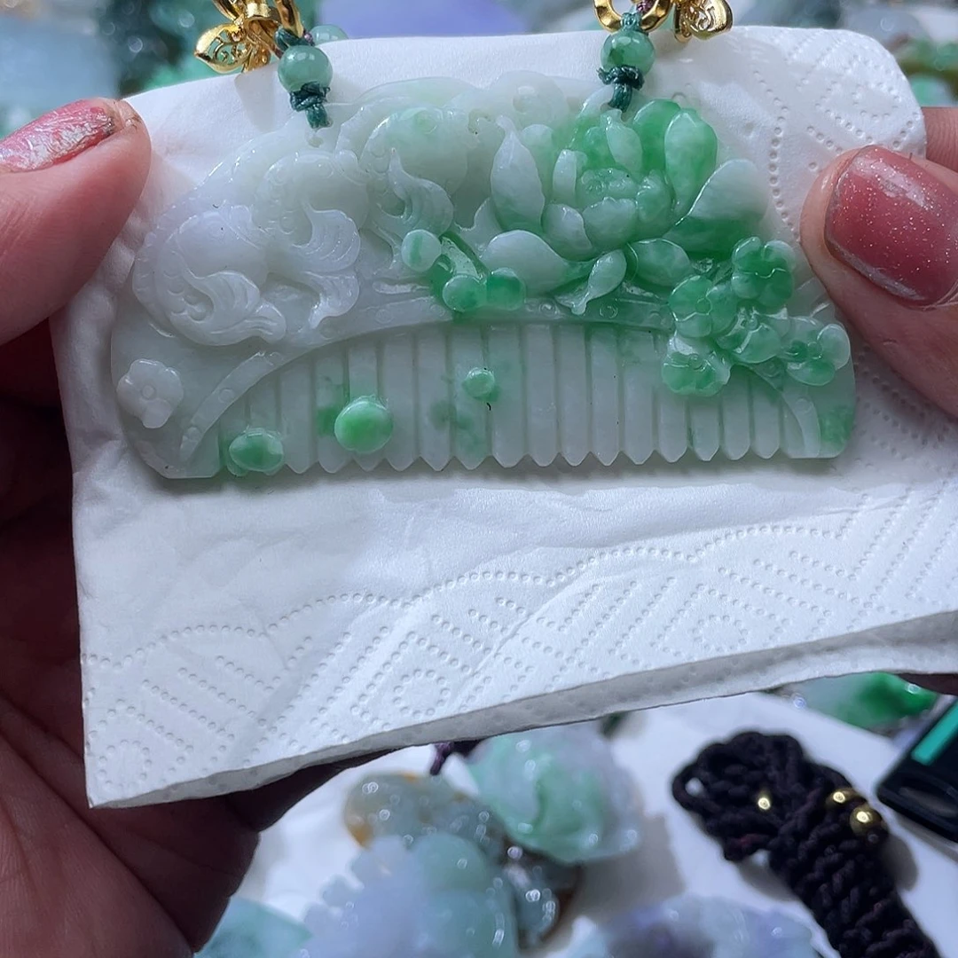 颈饰未镶嵌翡翠翡玉缘翡翠