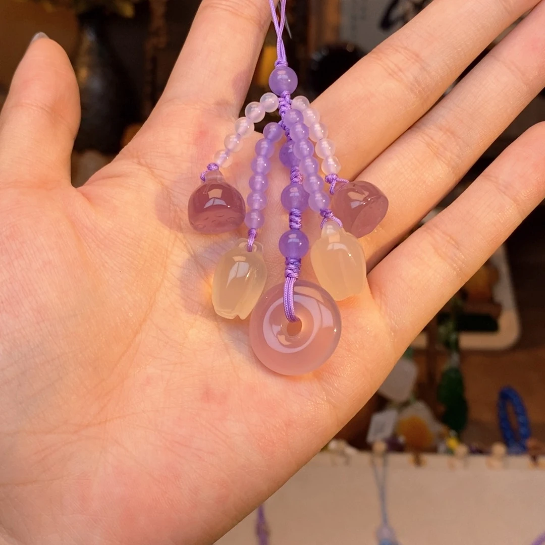 玛瑙/玉髓吊坠(赠链)未镶嵌挂件