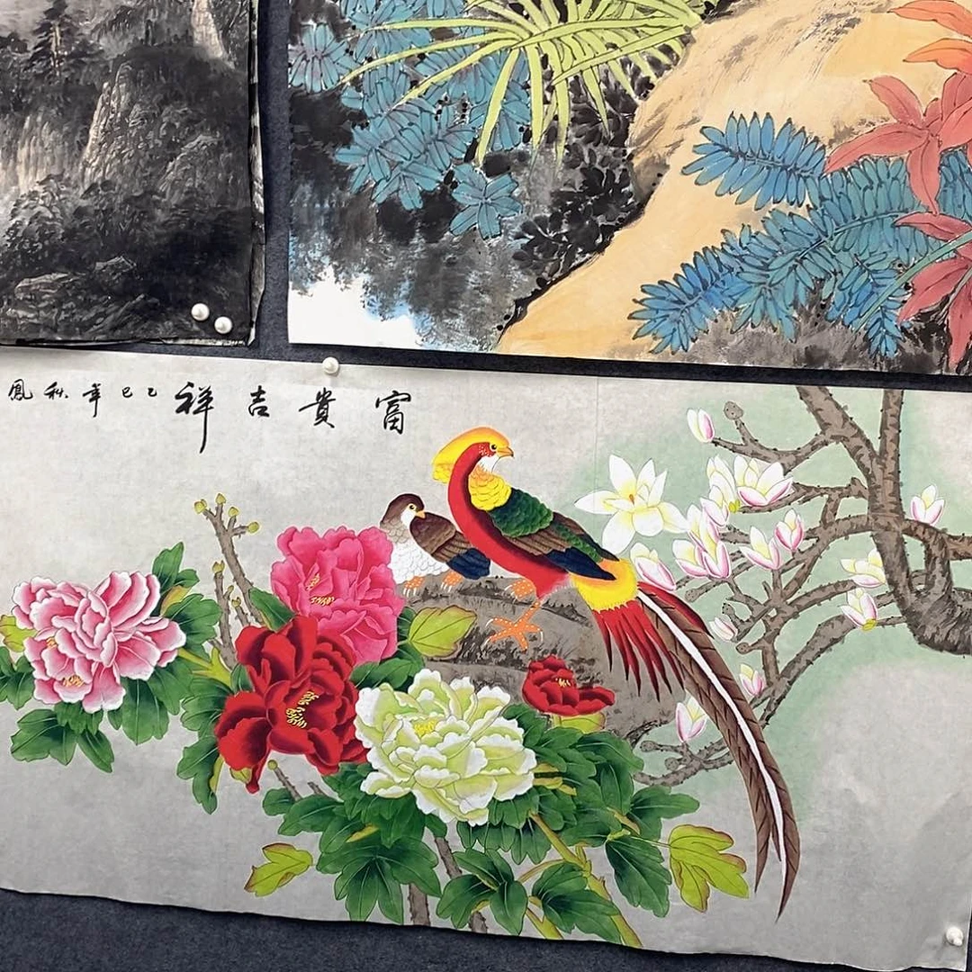 国画国画作品手绘