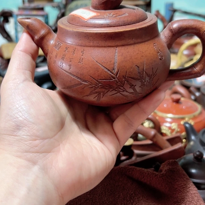 茶壶紫砂紫砂壶收藏起来了！