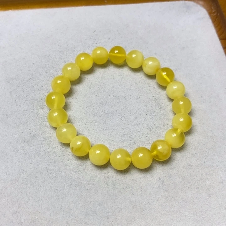 裸石蜜蜡未镶嵌手串