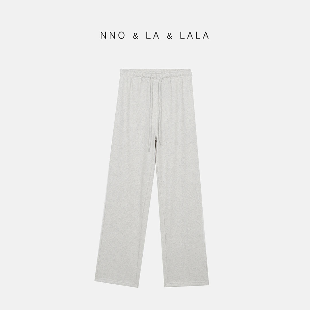 LA 抽绳 灰色休闲裤  25797