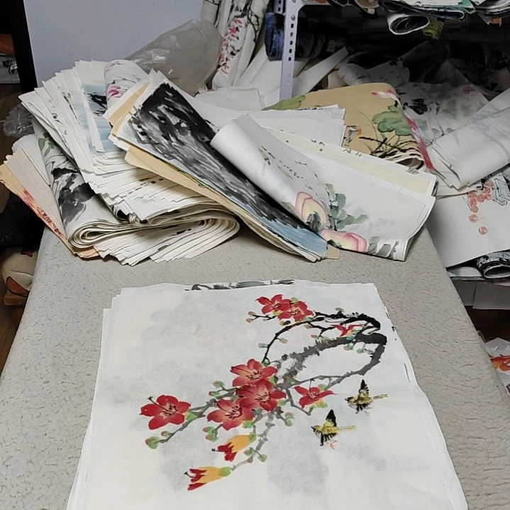 小***茶国画落款卡章后台备注