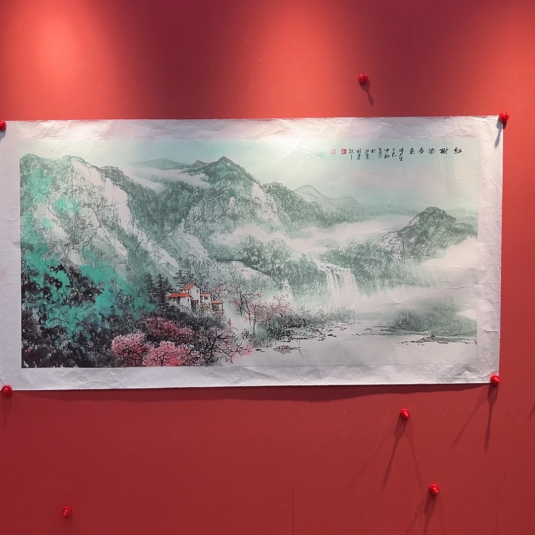 国画曹根建国画作品