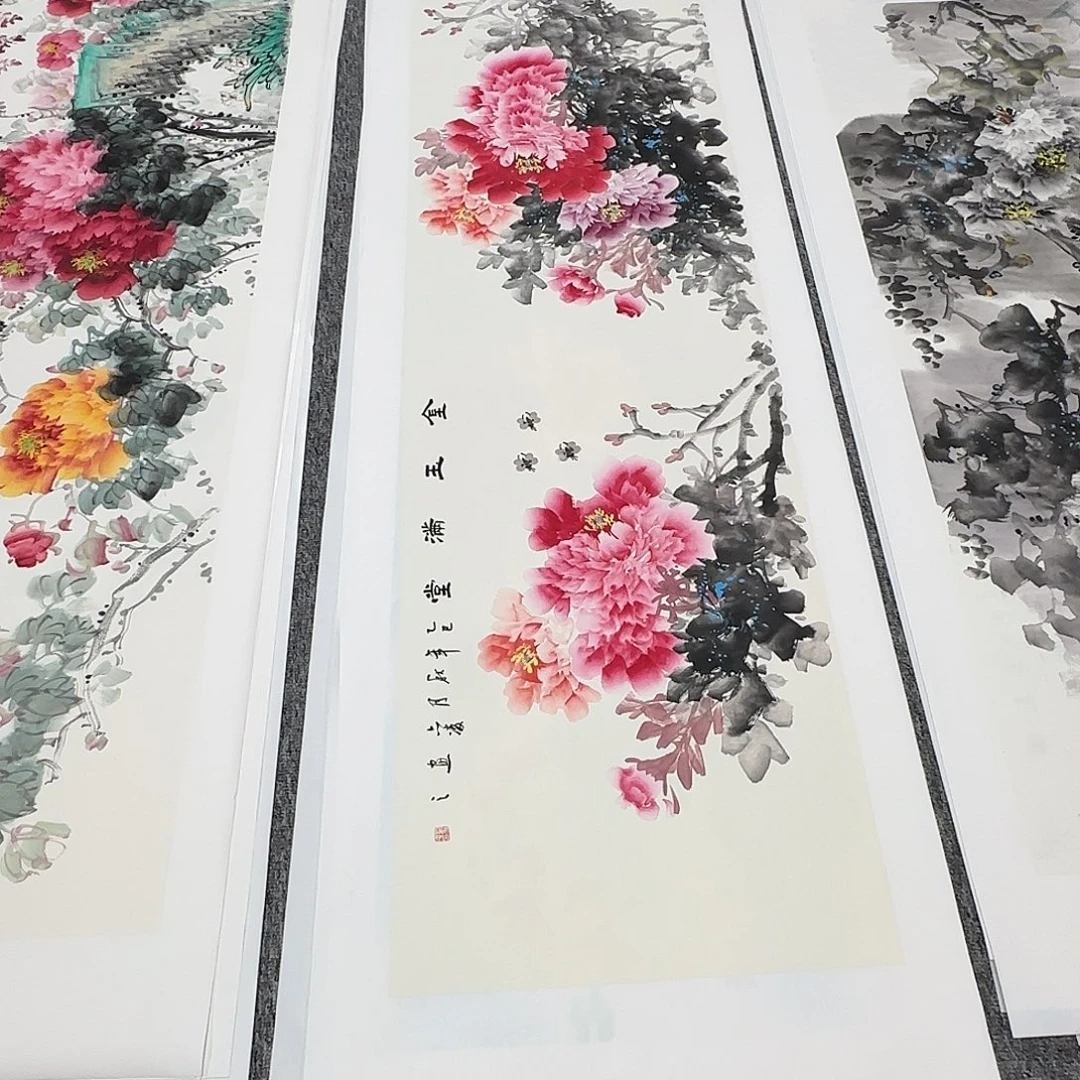 国画180*50纯手绘刘亦凌