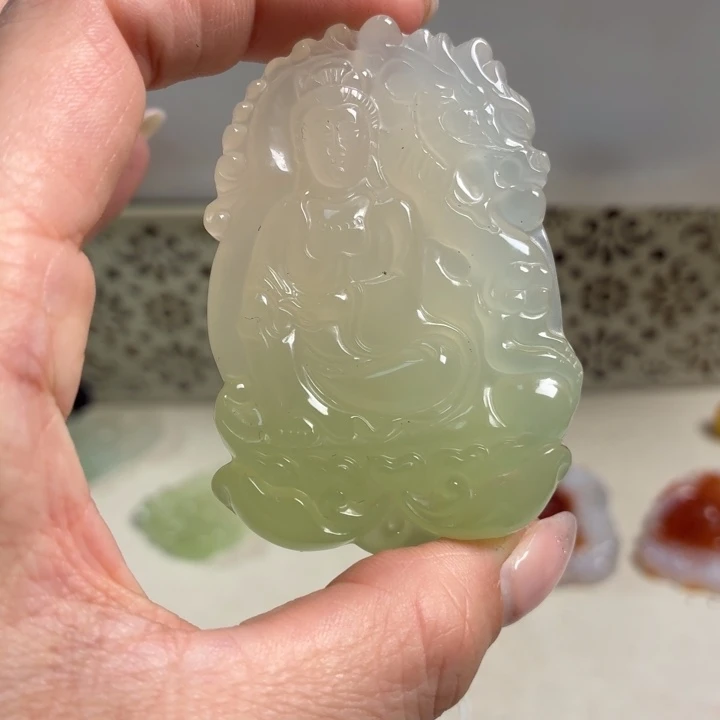 玛瑙/玉髓未镶嵌吊坠(不含链)