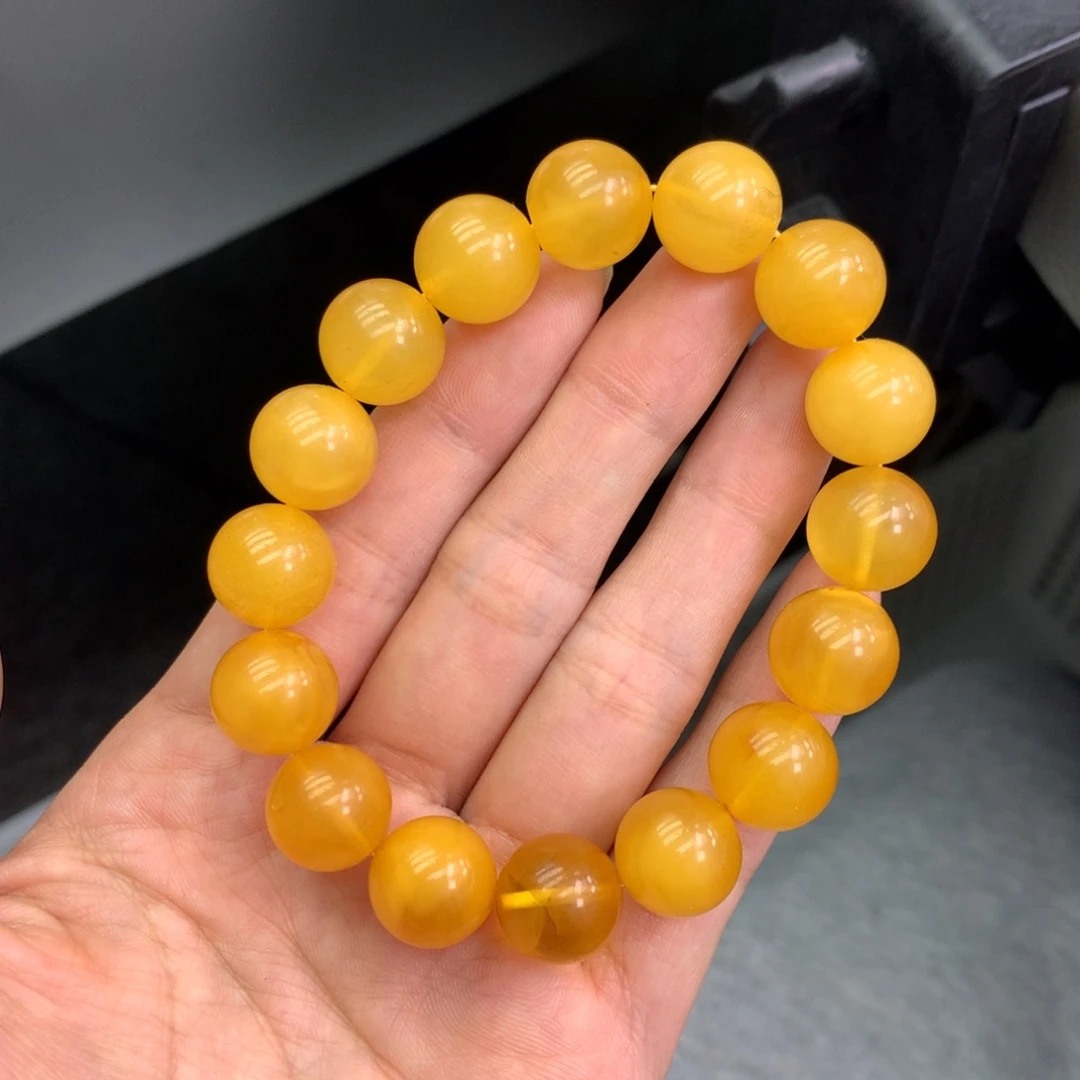 琥珀未镶嵌珠宝奇石13mm➕