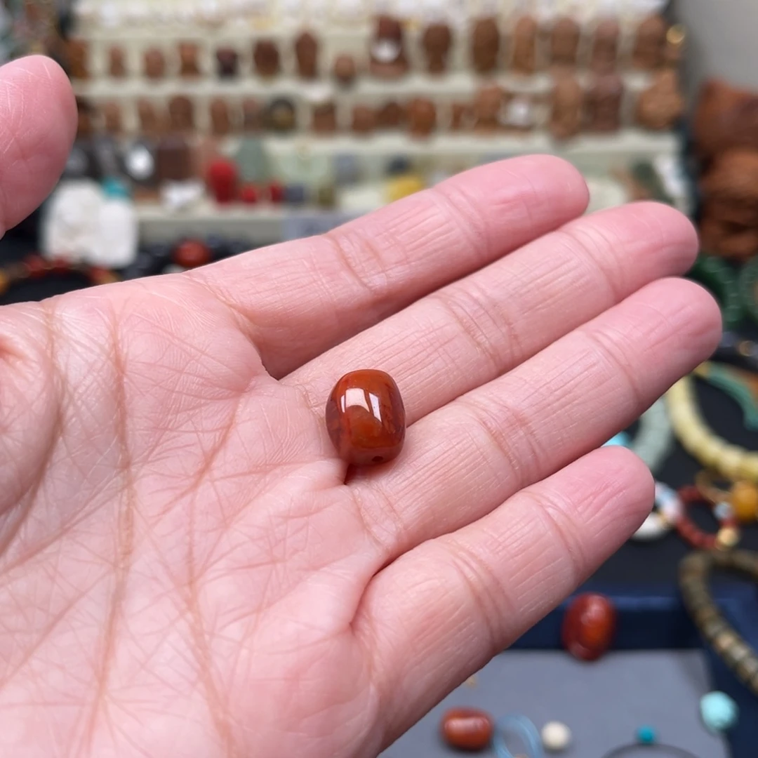 南红玛瑙散珠未镶嵌?****?单个珠子
