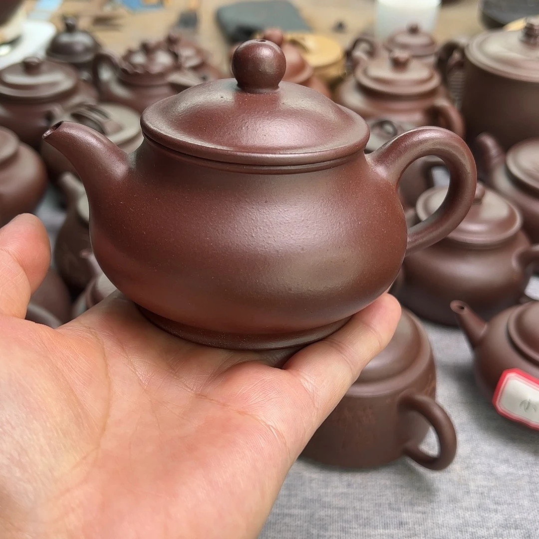 茶壶紫泥本山原矿石红拼紫