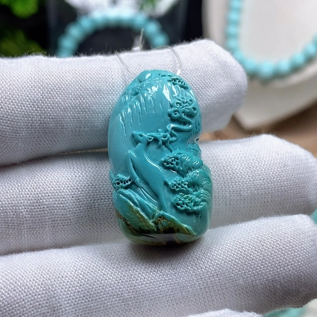 绿松石未镶嵌新款