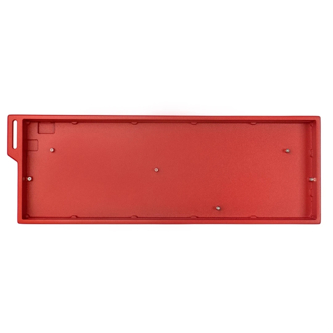 薄荷糖H60红/黑/白客制化机械键盘套件外壳铝合金喷粉适配61/64等