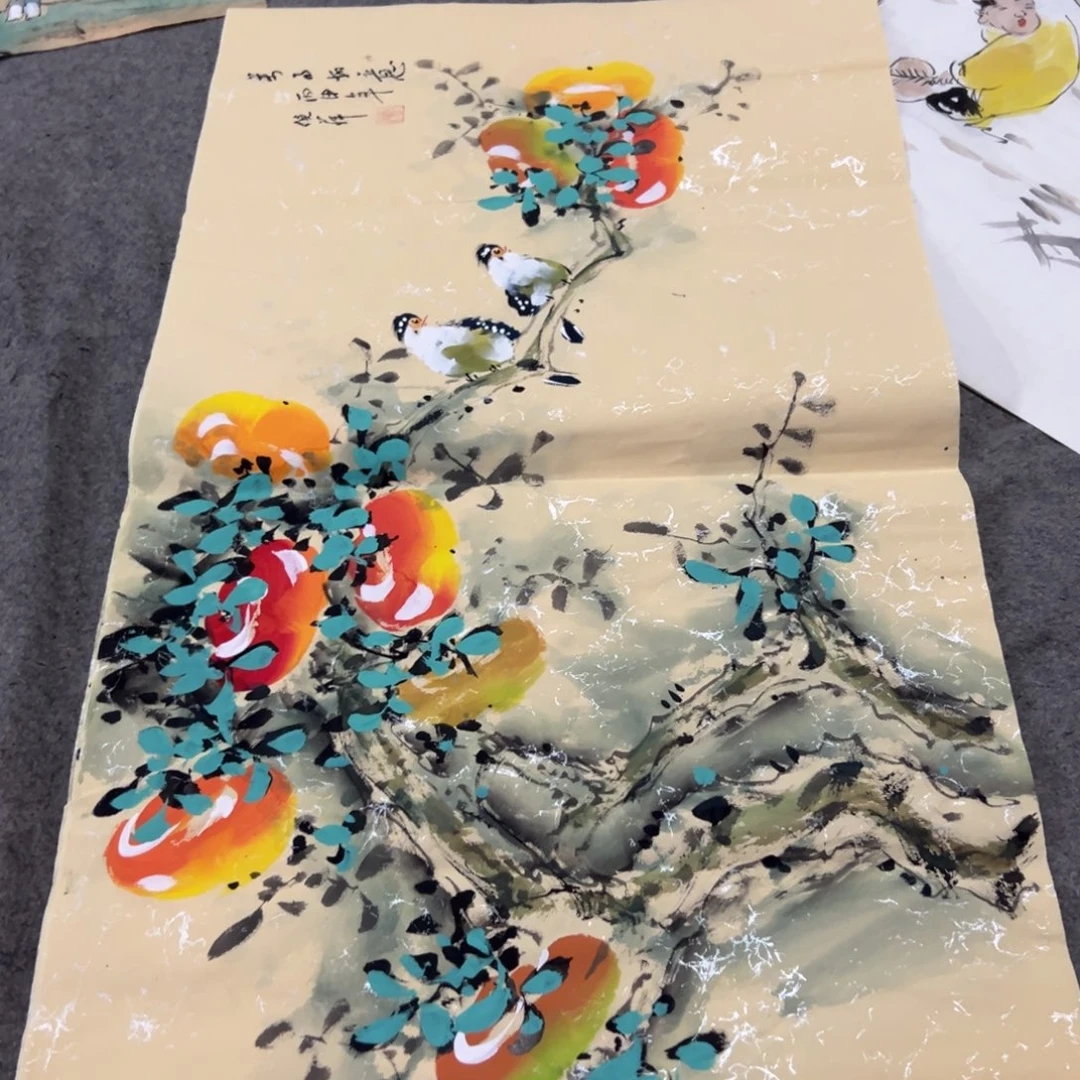 国画国画作品画心一张