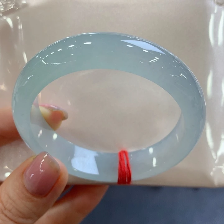 未镶嵌手镯翡翠50.4正圈