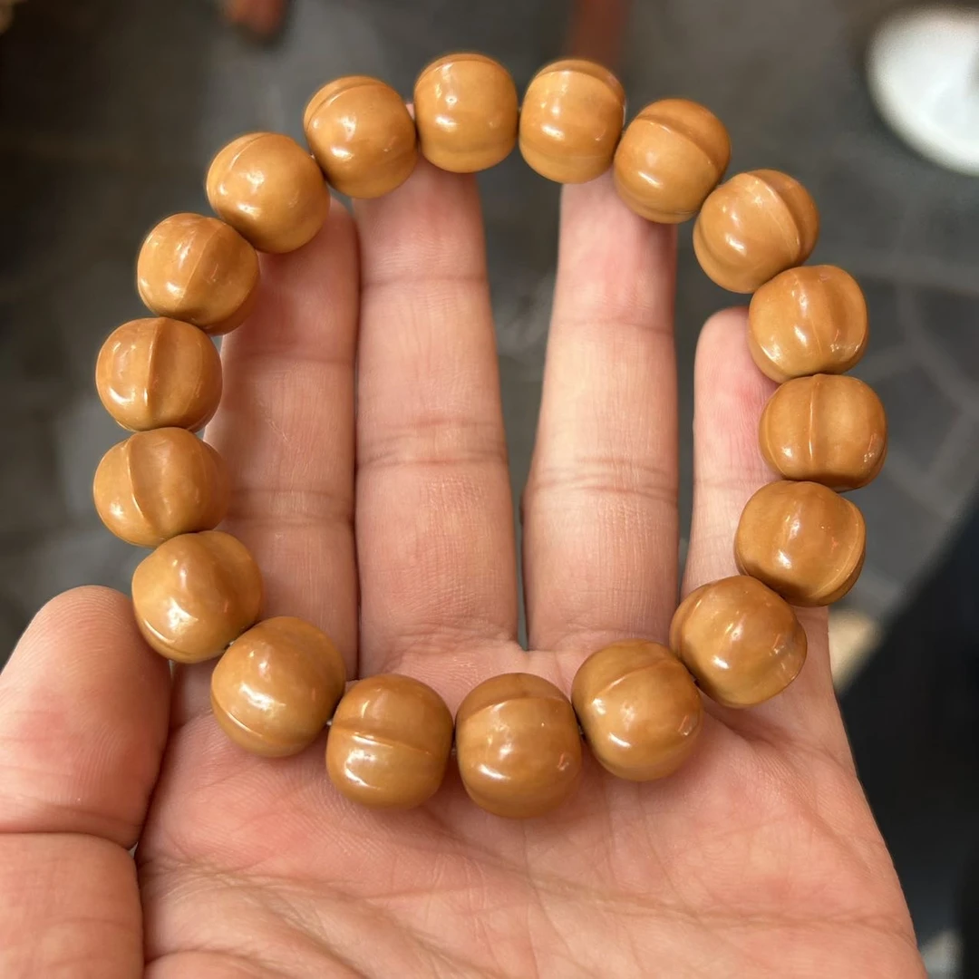 【曹掌柜精选】26 G10306-猴头大鲨鱼手串-多样性发其一-14mm