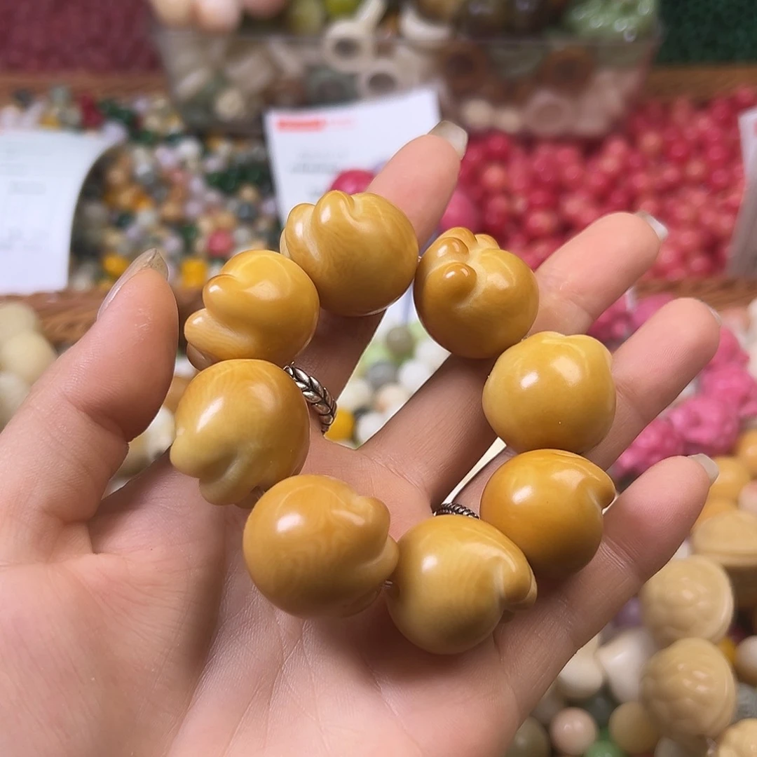 新***心菩提根/象牙果手串微瑕