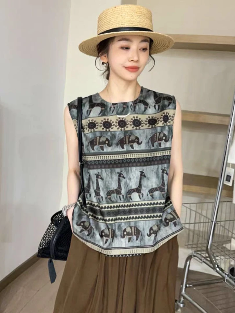 【锦衣服饰】FS 9126 861 复古风时尚百搭马甲